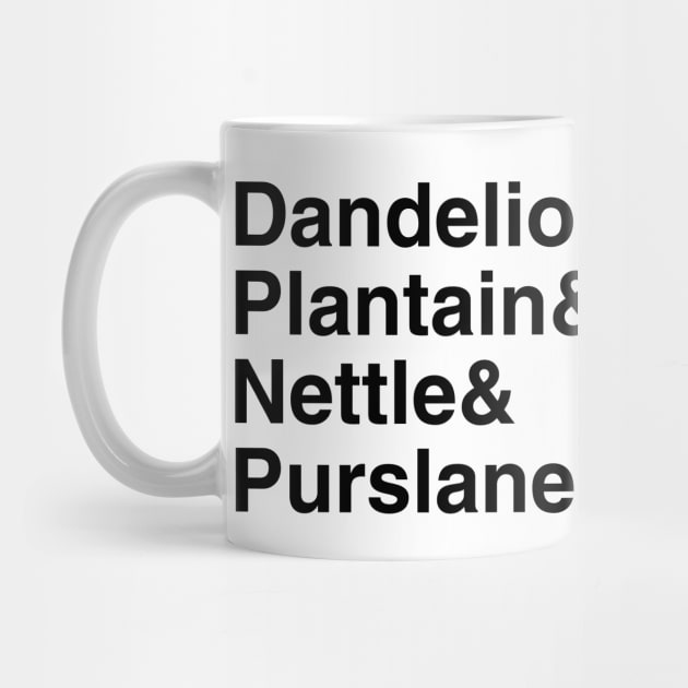 Plant Names Ampersand by Four Season Foraging